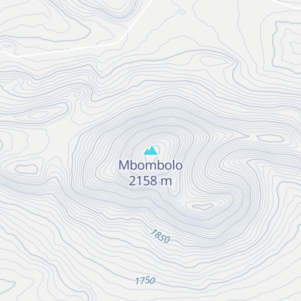 Map of Mbombolo
