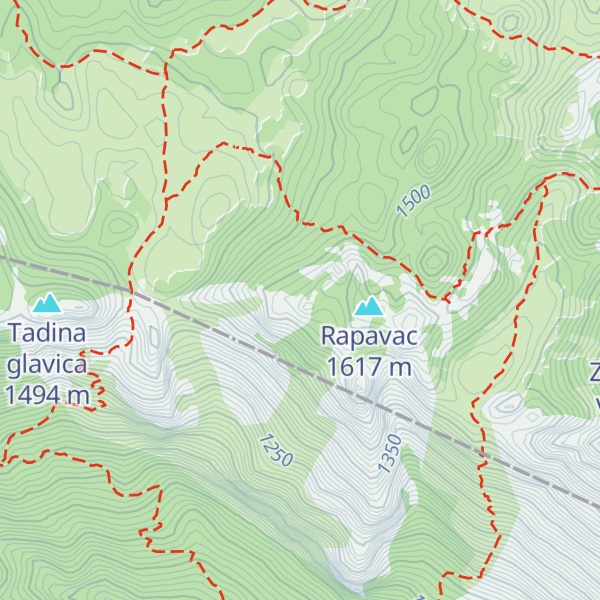 Map of Zub od Buljme