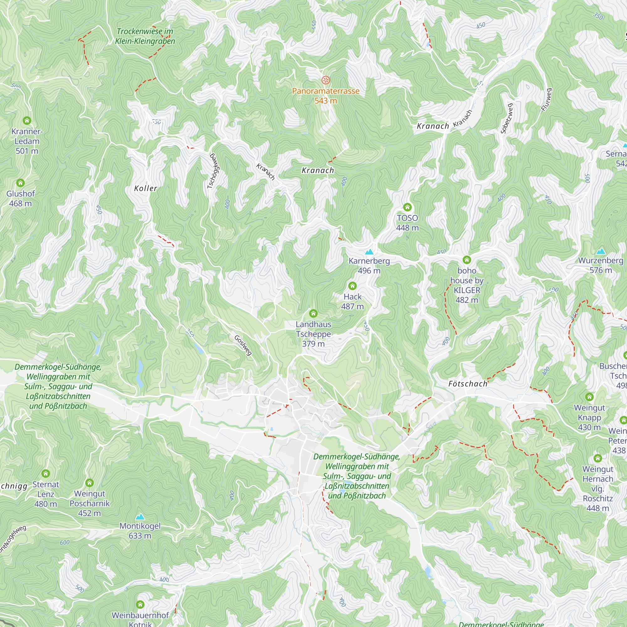 Landhaus Tscheppe map