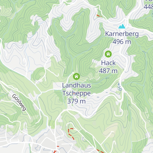 Map of Landhaus Tscheppe