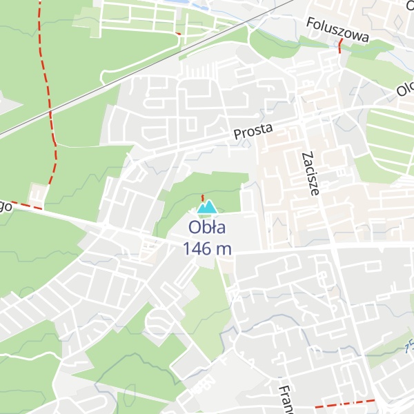 Map of Obła