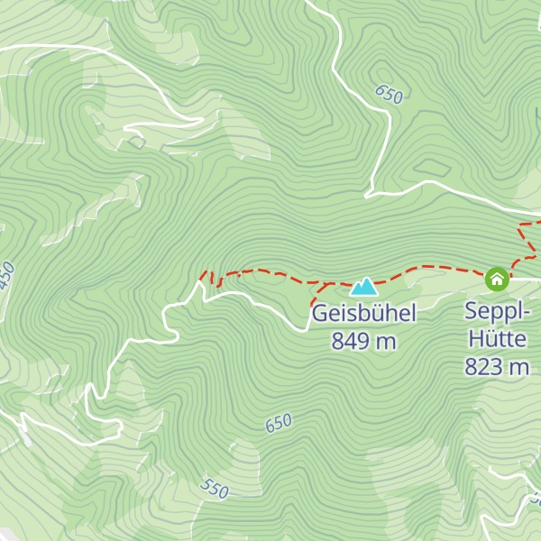 Map of Spitzmauer