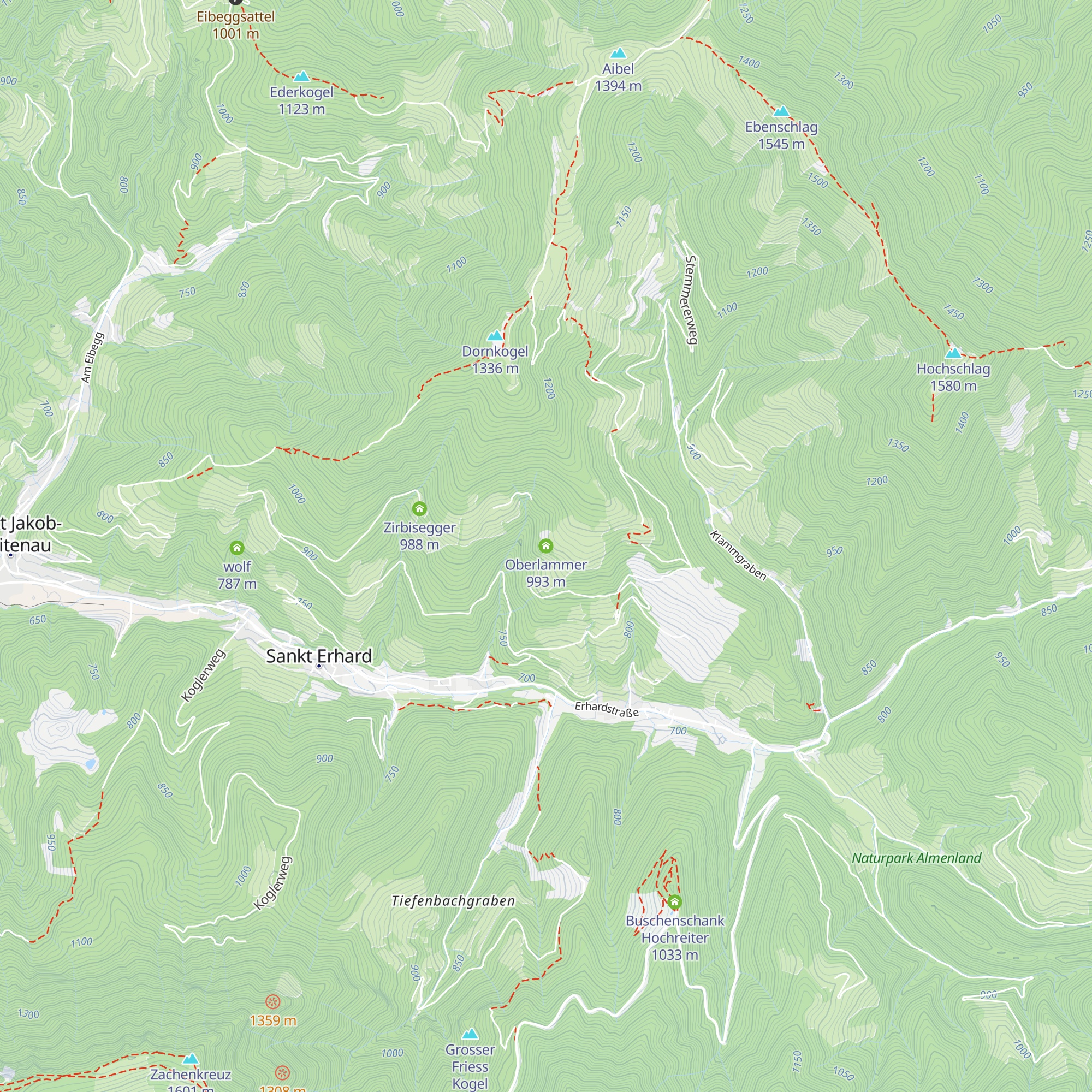 Oberlammer map