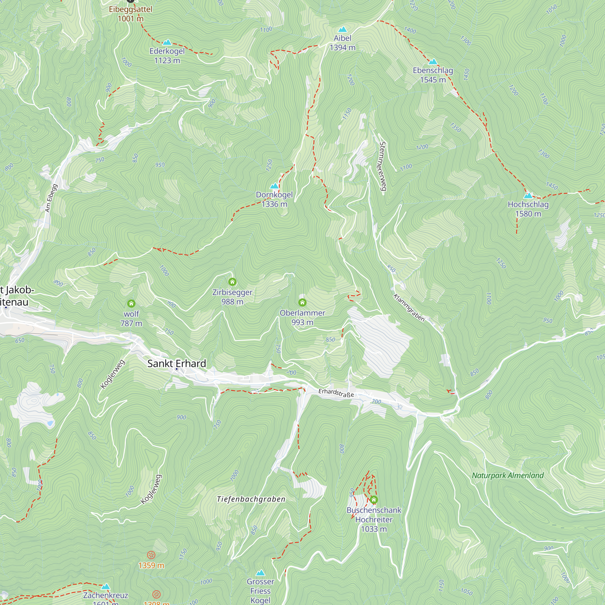 Oberlammer map