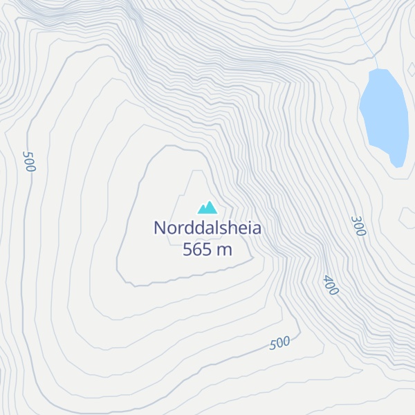 Map of Norddalsheia