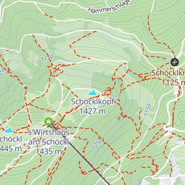 Map of Schöcklkopf