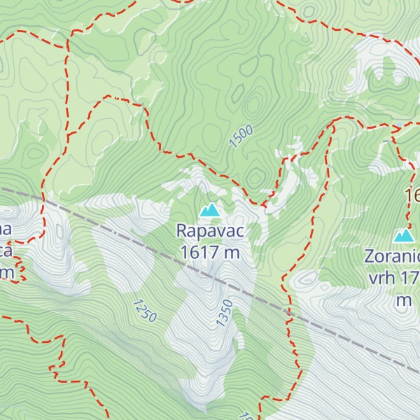 Map of Rapavac