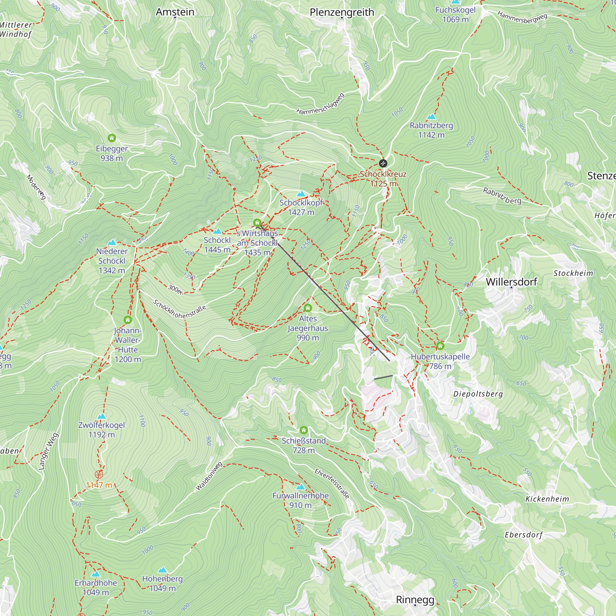 Altes Jaegerhaus map