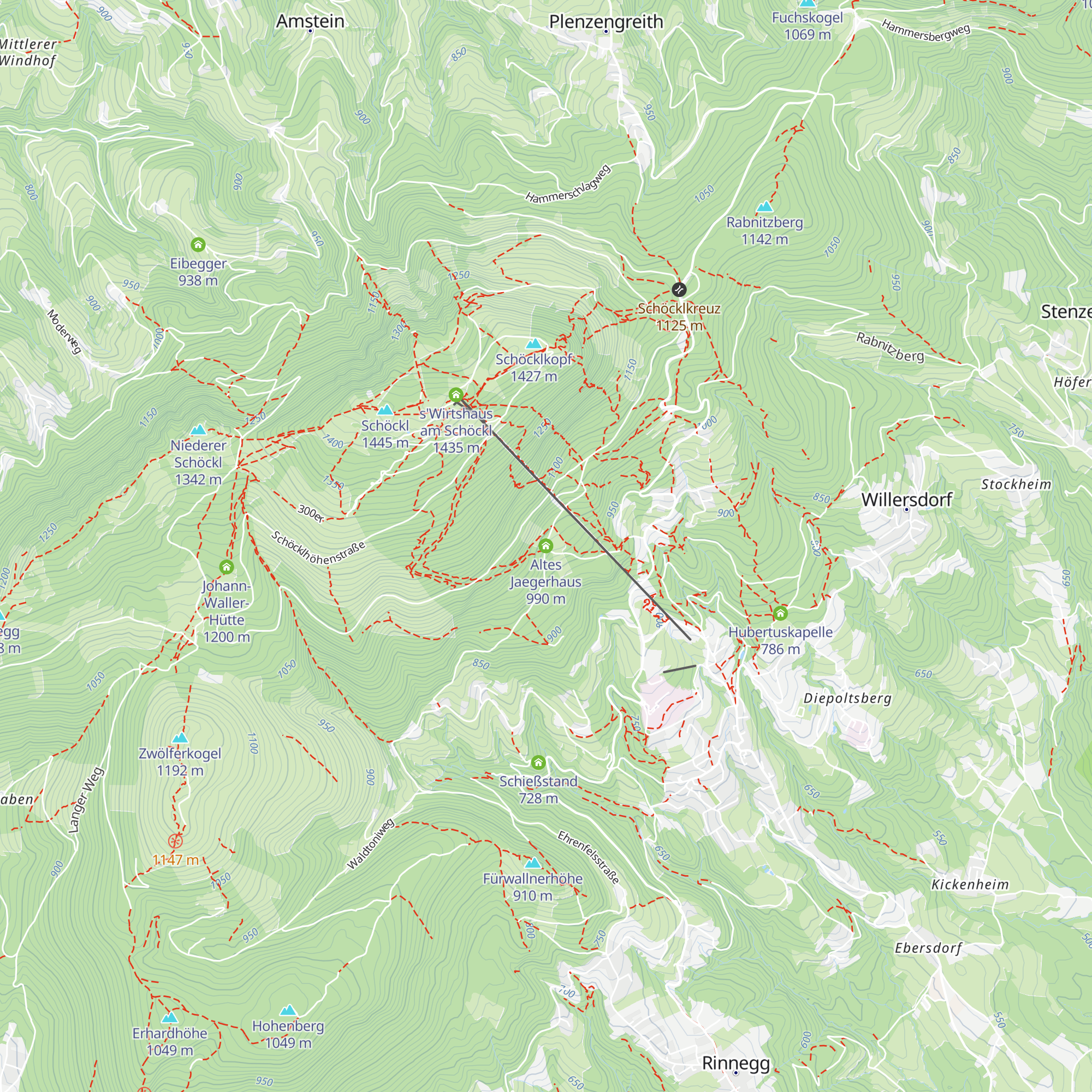 Altes Jaegerhaus map