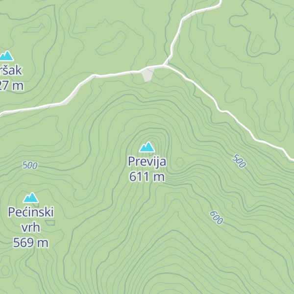 Map of Previja