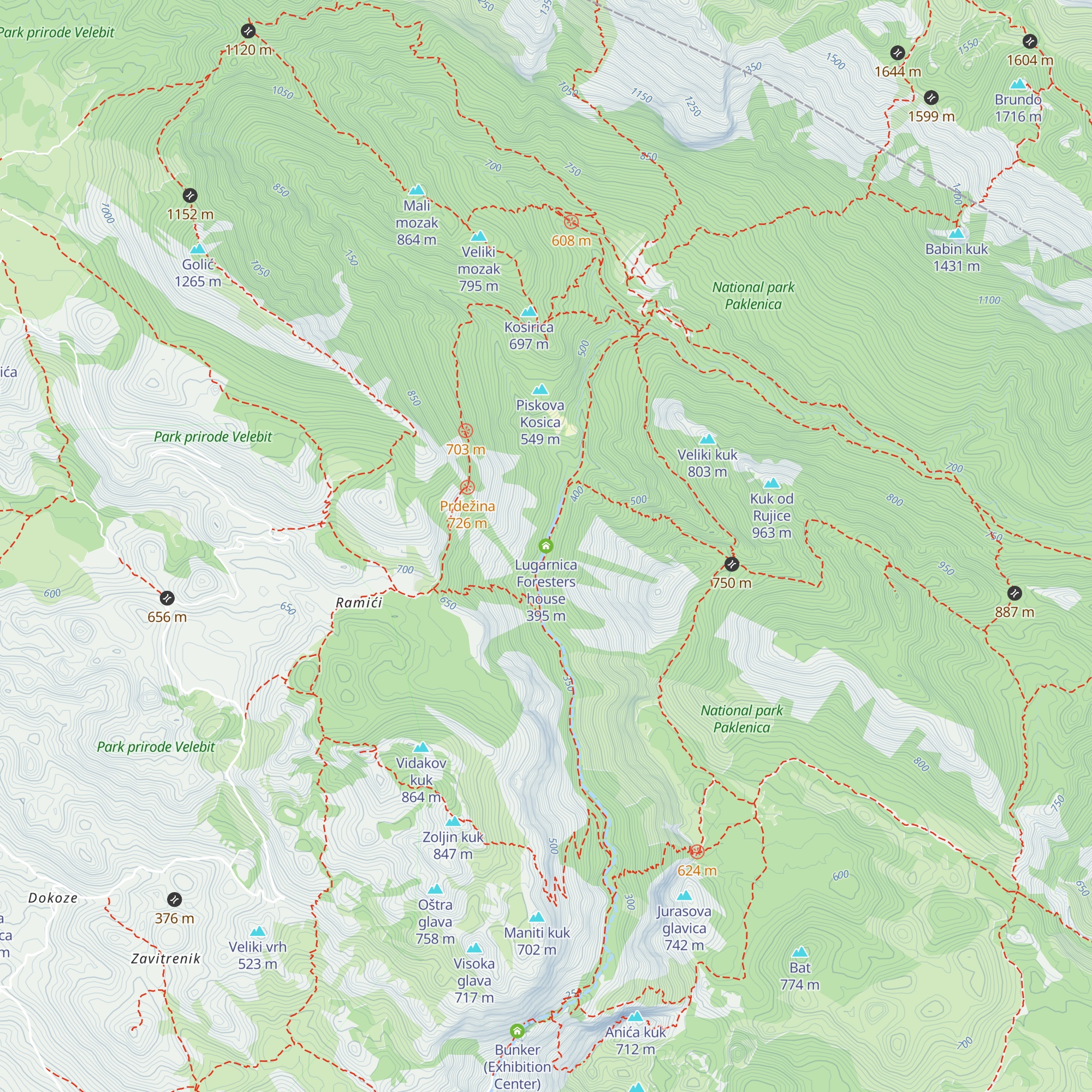 Lugarnica Foresters house map