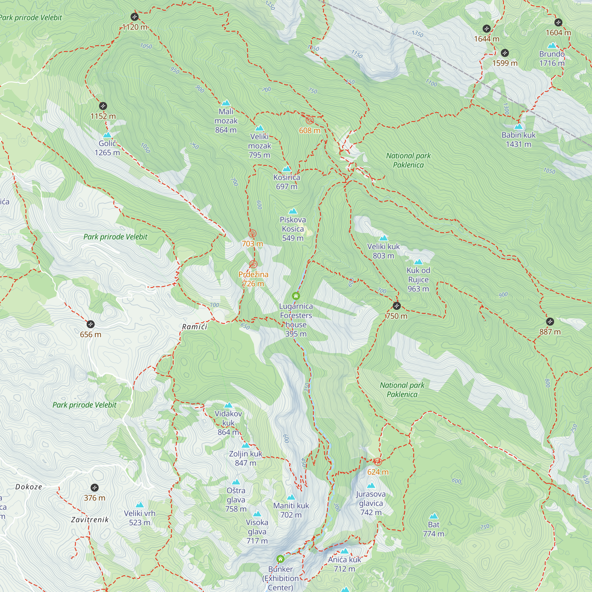 Lugarnica Foresters house map