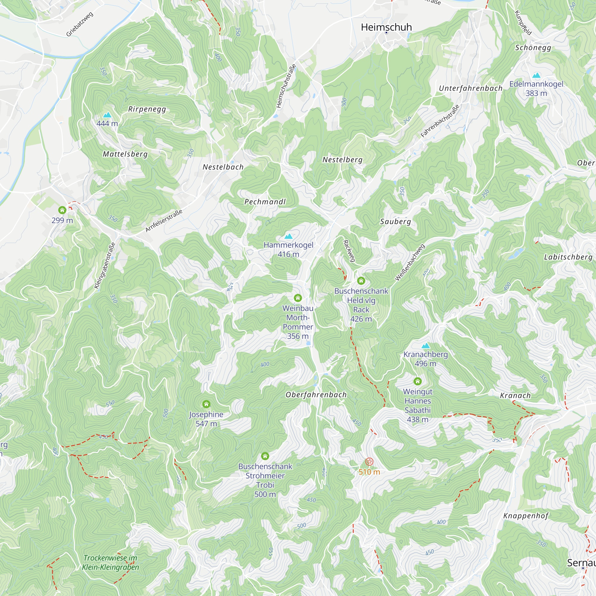 Weinbau Mörth-Pommer map