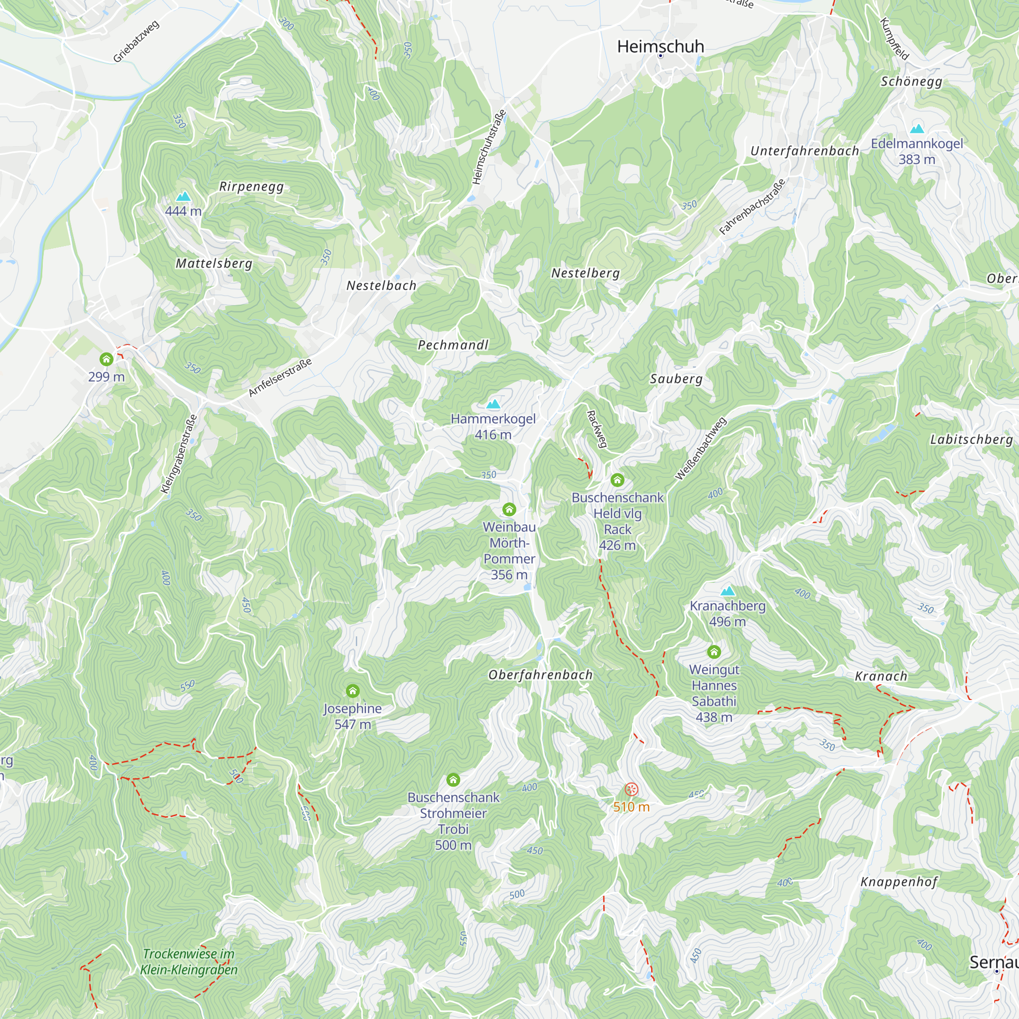Weinbau Mörth-Pommer map
