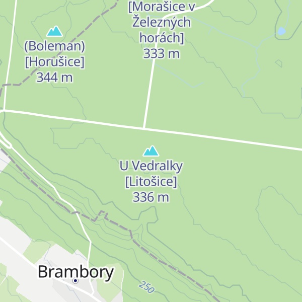 Map of U Vedralky [Litošice]
