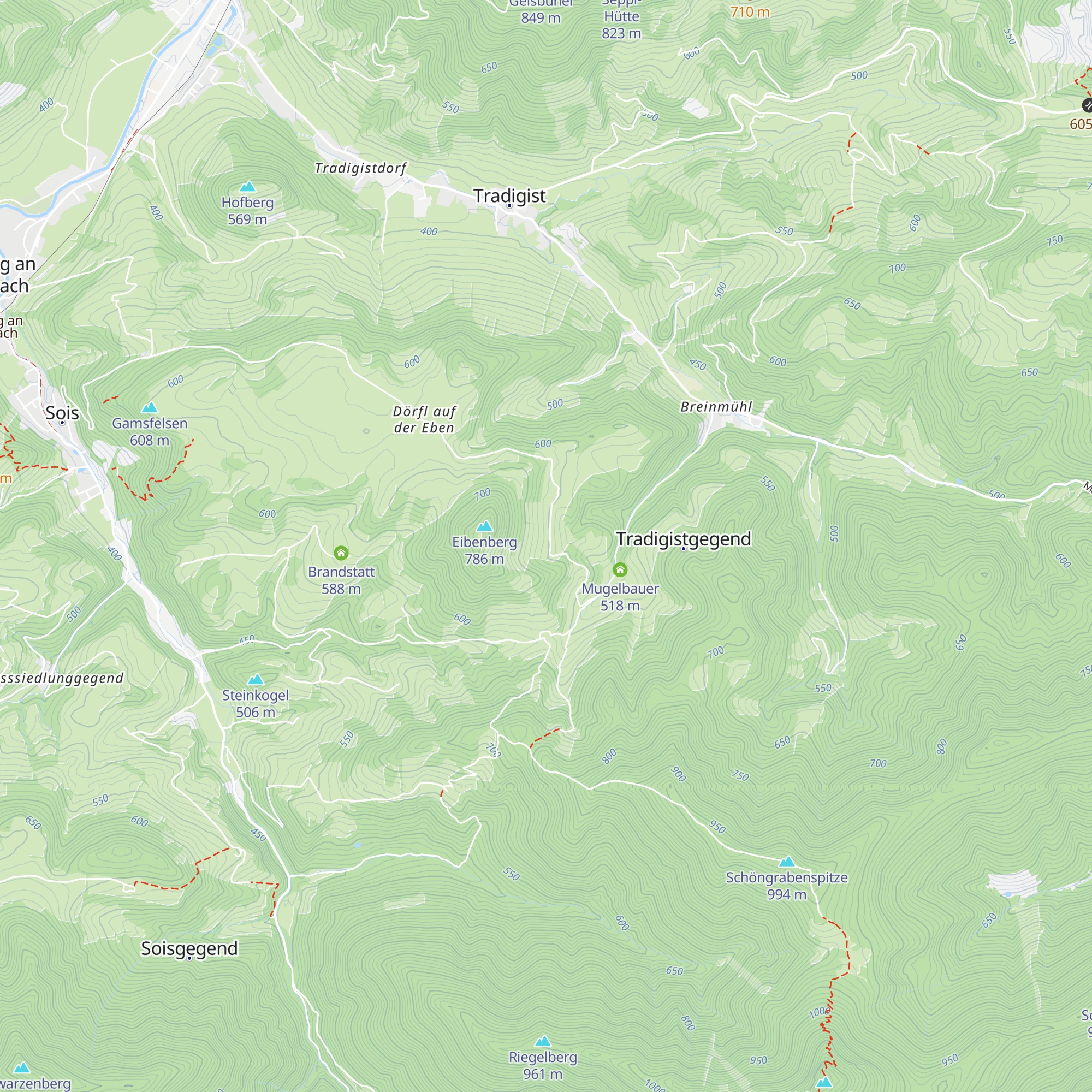 FuXSteiner 1. Dirndlmanufaktur – Dirndltal map