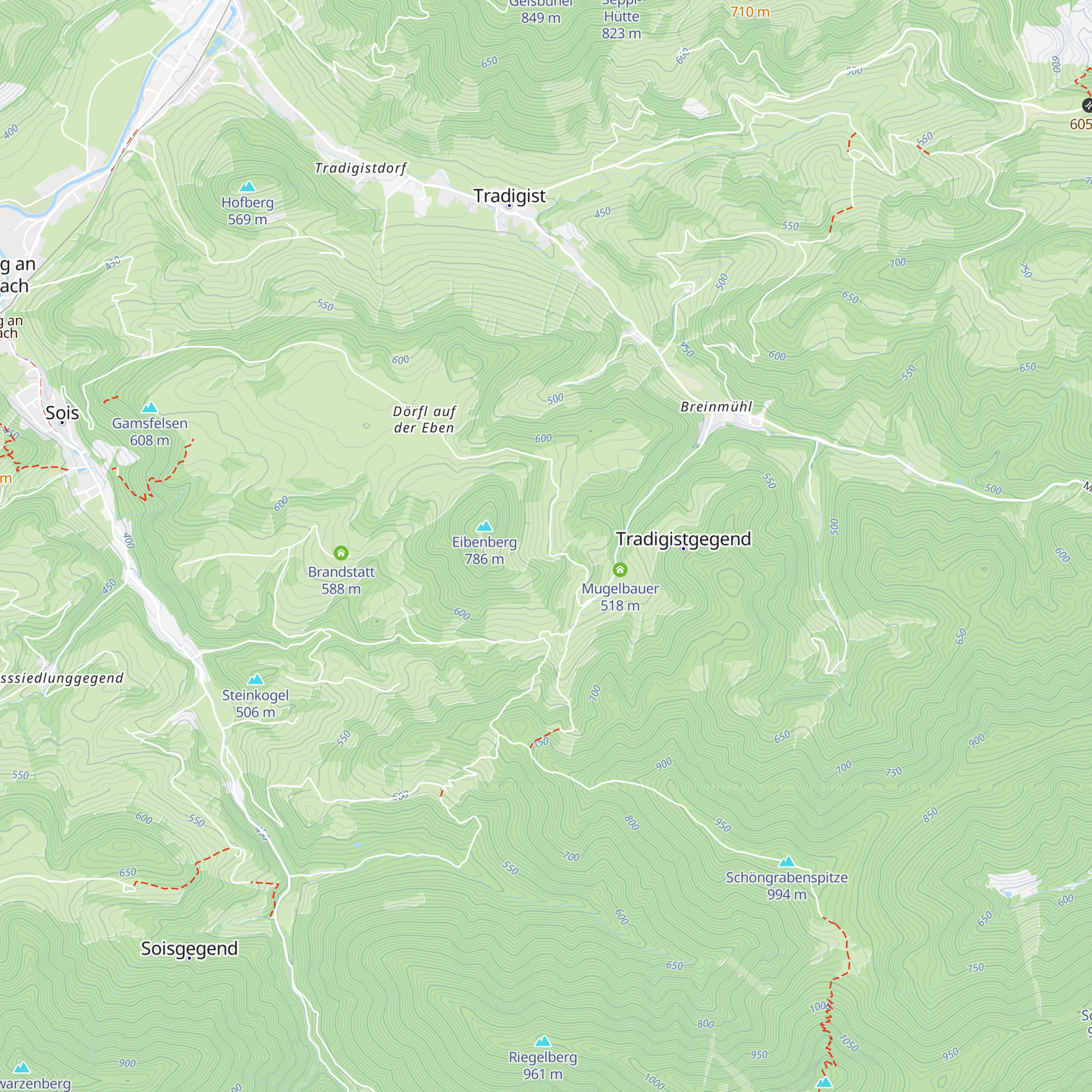 FuXSteiner 1. Dirndlmanufaktur – Dirndltal map