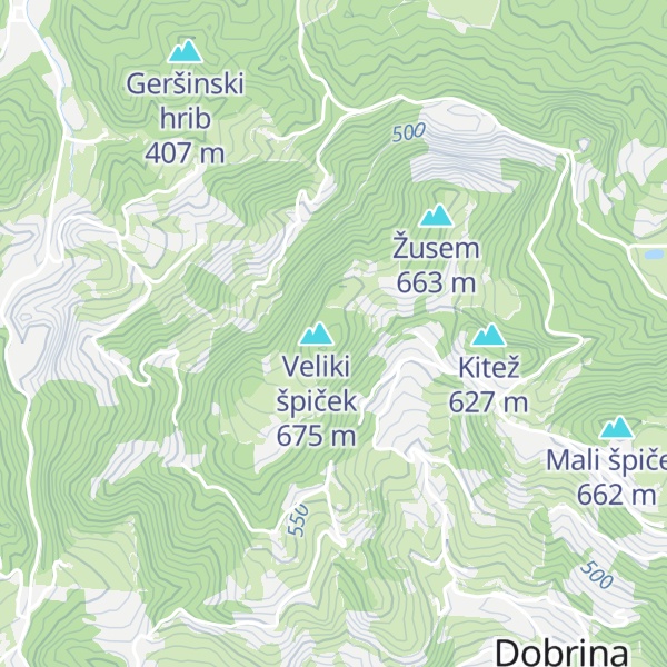 Map of Vrh