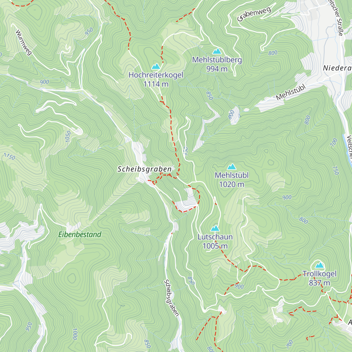 Hundskopfhütte map