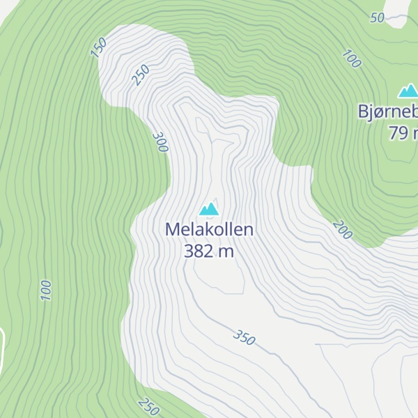 Map of Melakollen