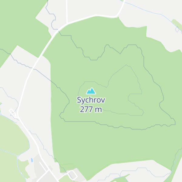 Map of Sychrov