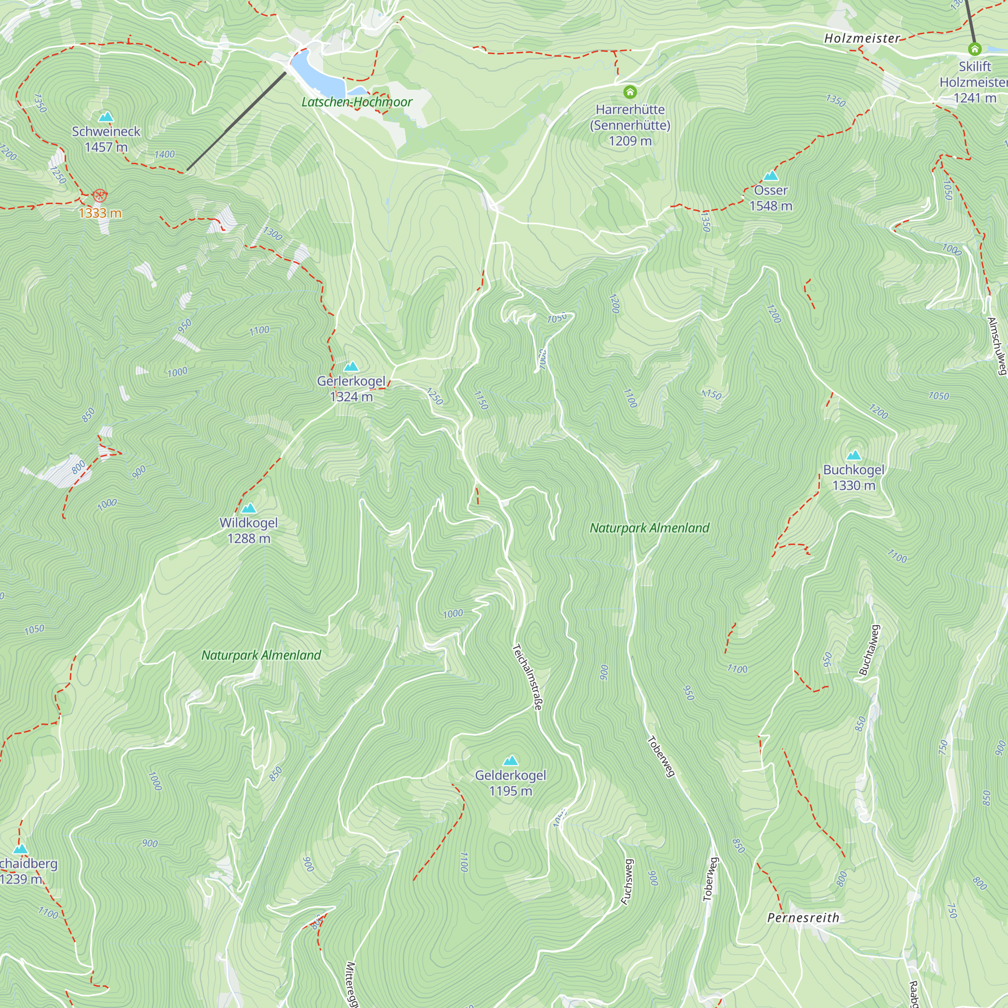 Straßenmeisterei Weiz Stützpunkt Teichalpe map