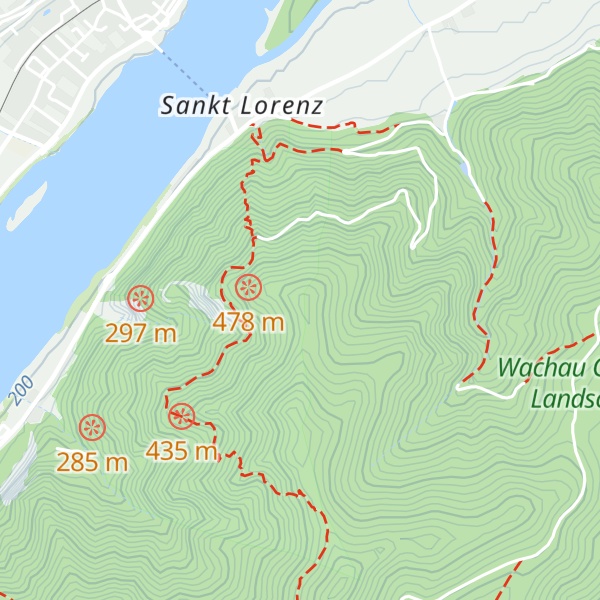 Map of Fahnenwand