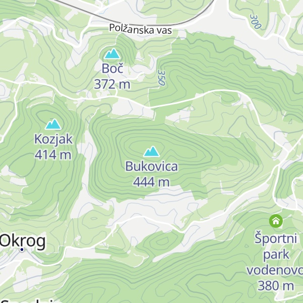 Map of Bukovica