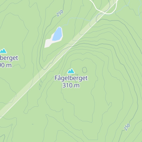 Map of Fågelberget
