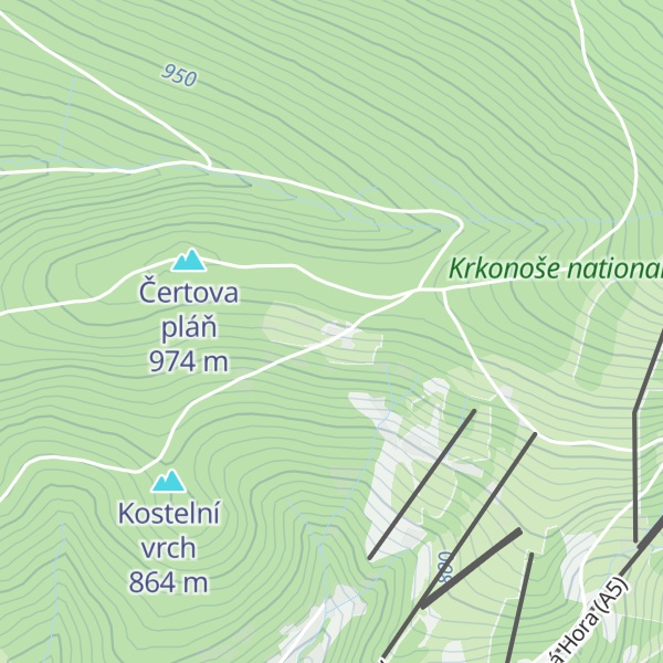 Map of Chata FZÚ