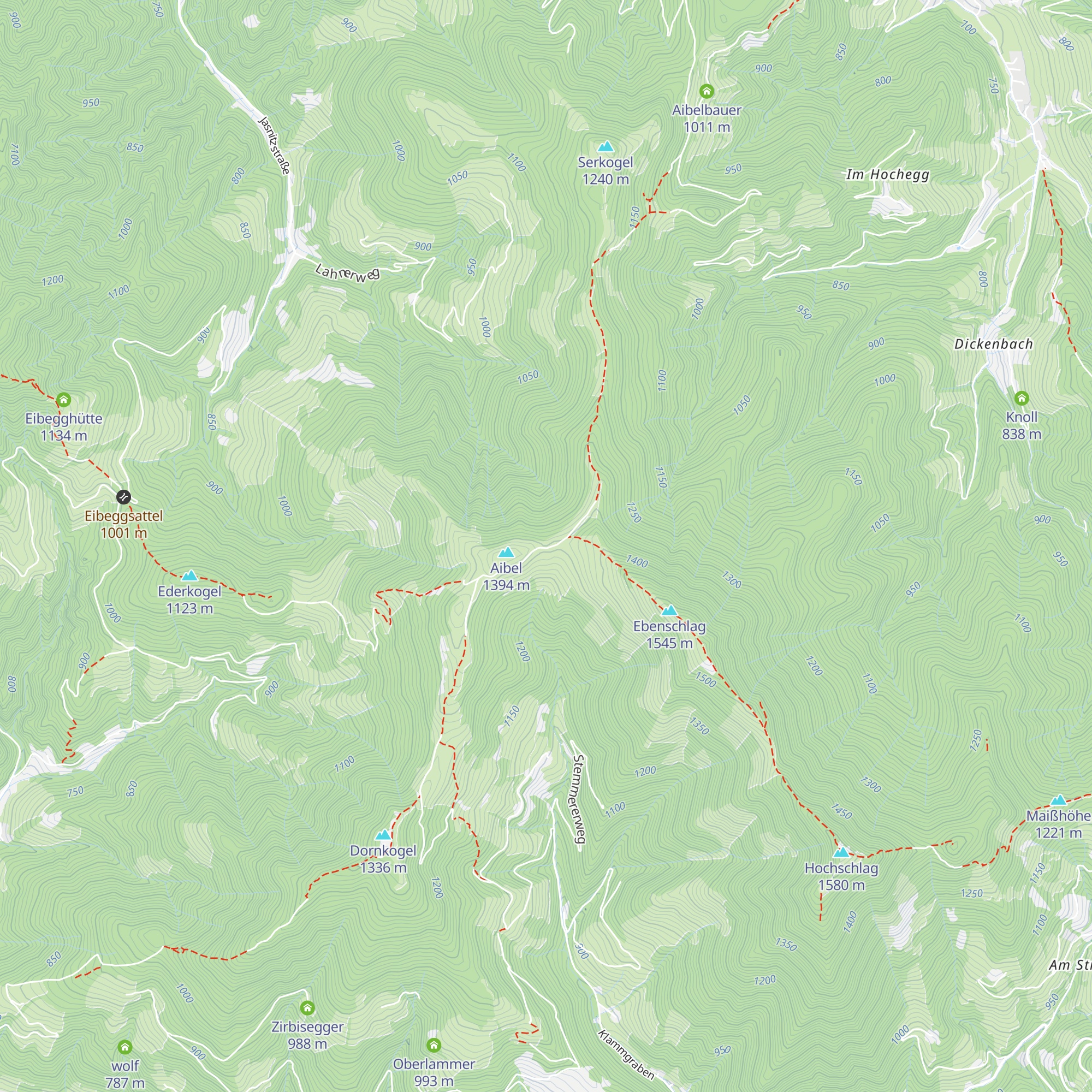 Hofbauerhütte map