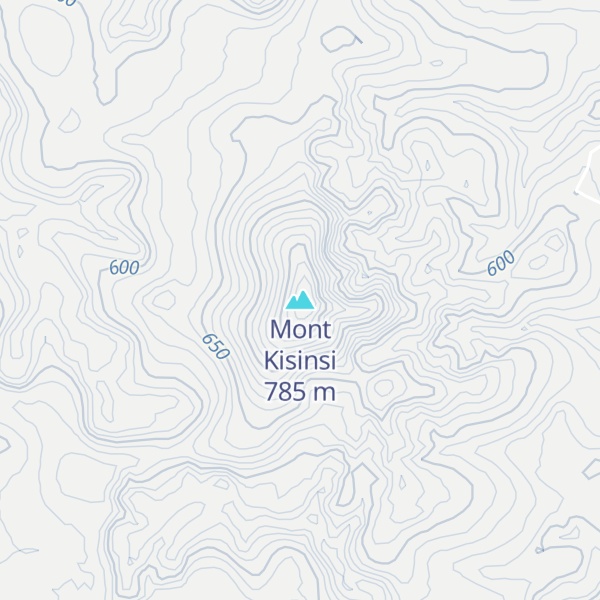 Map of Mont Kisinsi