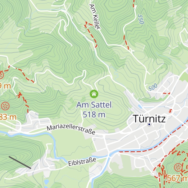 Map of Am Sattel