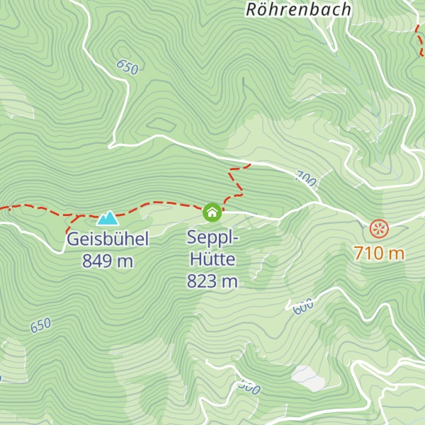 Map of Seppl-Hütte