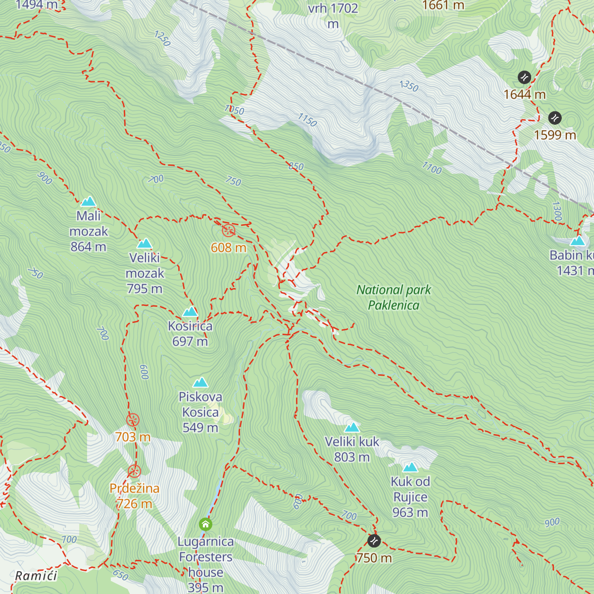 Ramića Dvori map