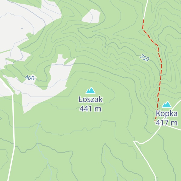 Map of Łoszak