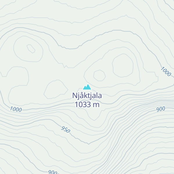 Map of Njåktjala
