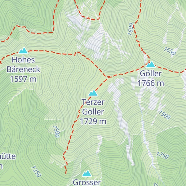 Map of Terzer Göller