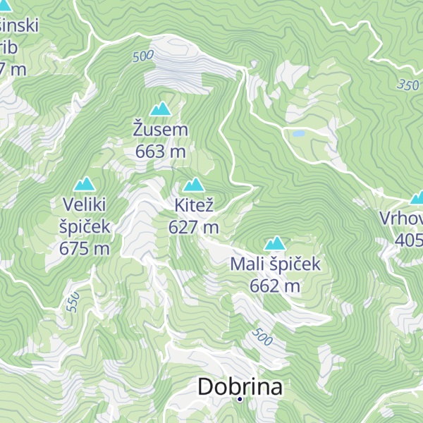 Map of Lovski dom LD Loka pri Žusmu
