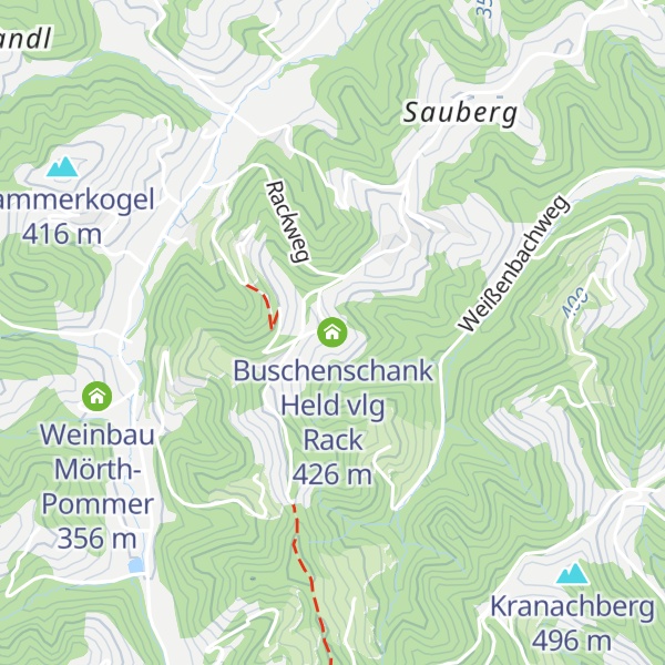 Map of Buschenschank Held vlg Rack
