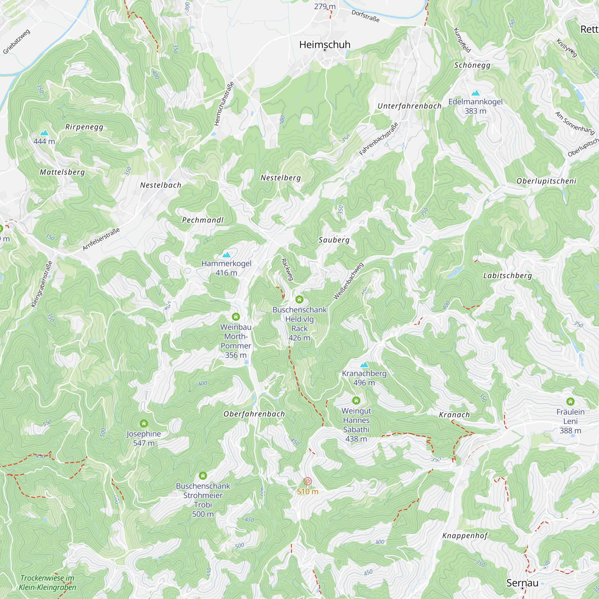 Buschenschank Held vlg Rack map