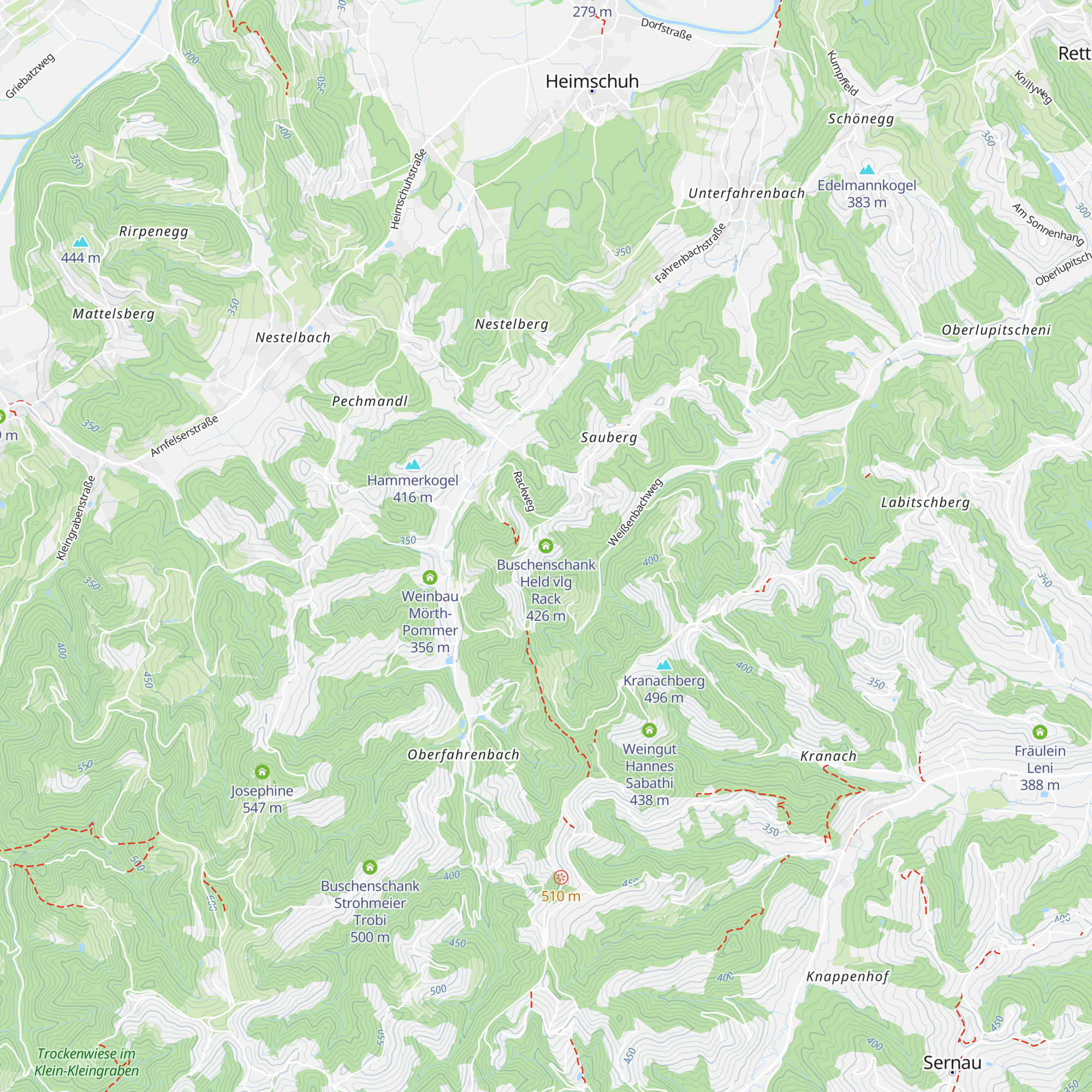 Buschenschank Held vlg Rack map