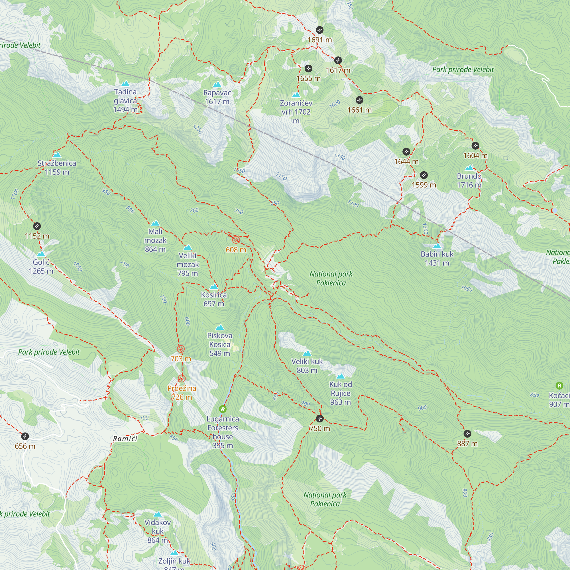 Ivančev dom map