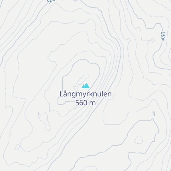 Map of Långmyrknulen