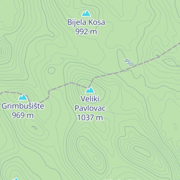 Map of Veliki Pavlovac
