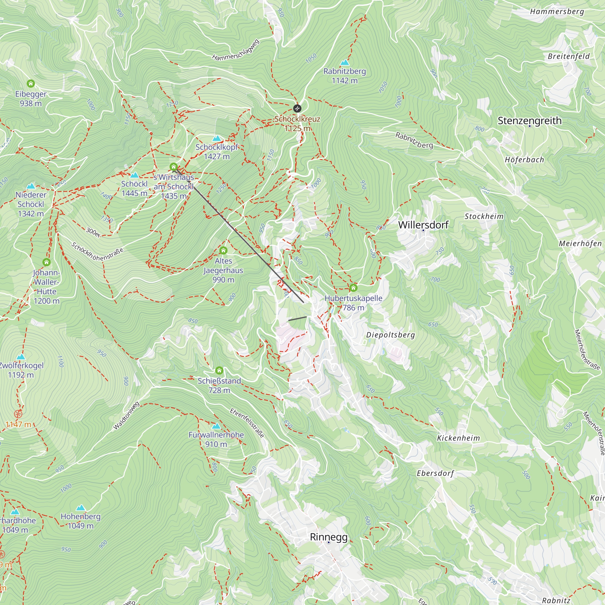 Schöcklstube map