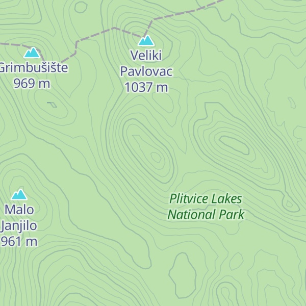 Map of Lipov vrh