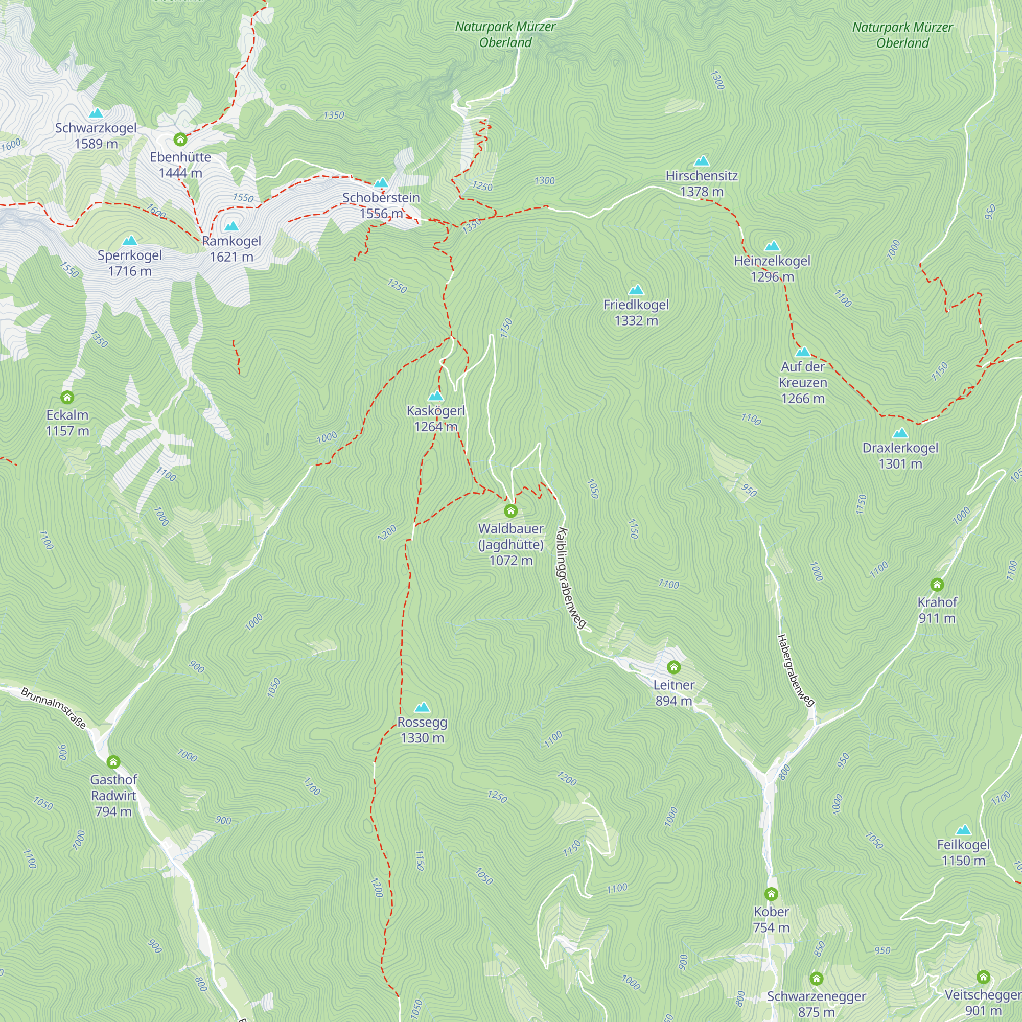 Waldbauer (Jagdhütte) map