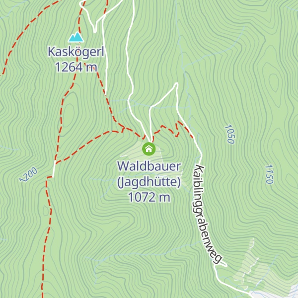 Map of Waldbauer (Jagdhütte)