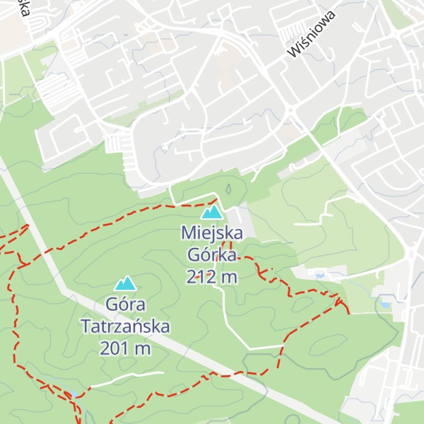 Map of Miejska Górka